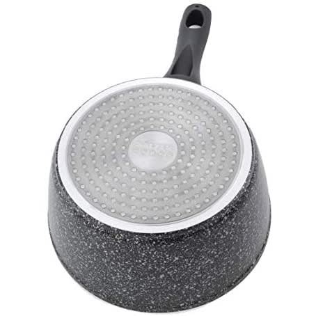 Megastone Collection Non-Stick Forged Aluminum 3 Piece Saucepan Set