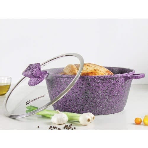 Nessa 5pcs Non-stick Pots - Purple