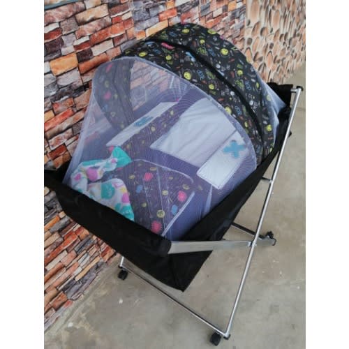 Baby Bed With Net & Stand