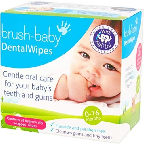 Brush-baby Dentalwipes For Babies