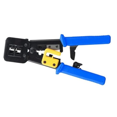 Rj 45 Crimping Tool - Yellow, Blue And Black