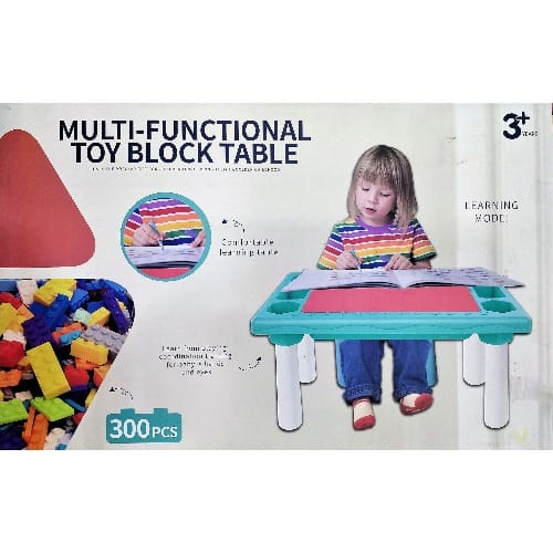 Multi-functional Toy Block Table