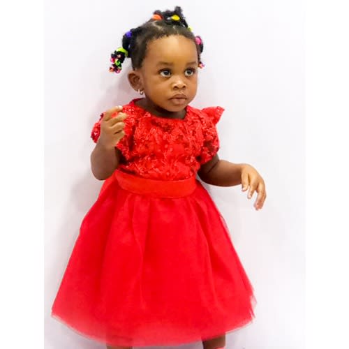 Baby Girl Ball Gown - Red