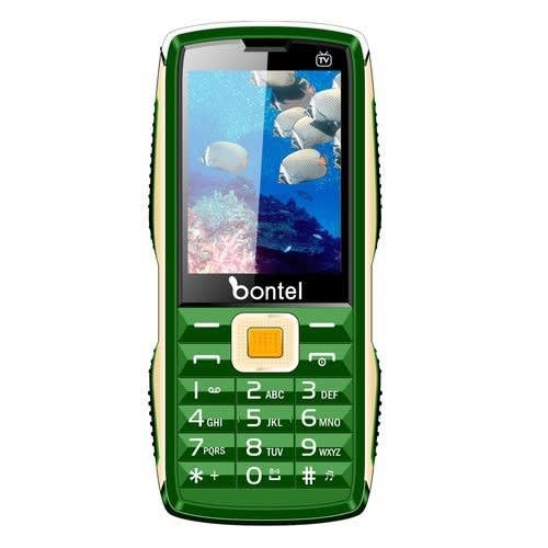 Tv King-2.8inch -10,000mAh Power Bank Phone- Green