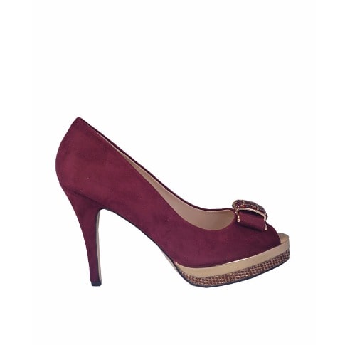 Women Court Shoe - Red