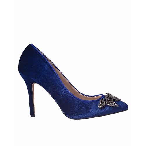 Women Court Shoe - Blue