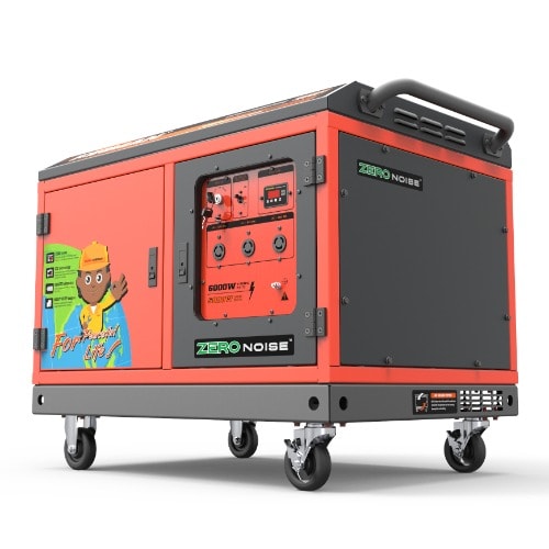 Petrol Key Start Generator With Less Noise - 6kva - Sps12000se
