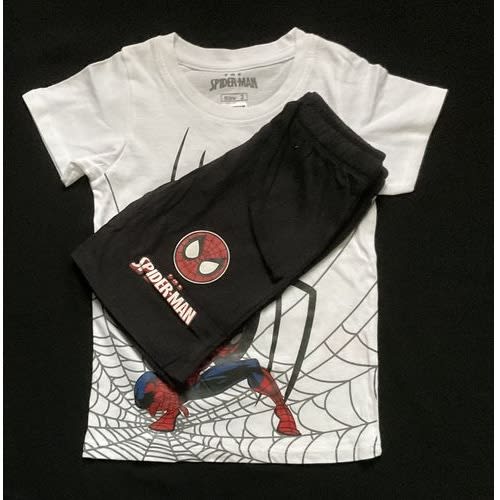 Spider-man 2 Piece Boys Set - White/black