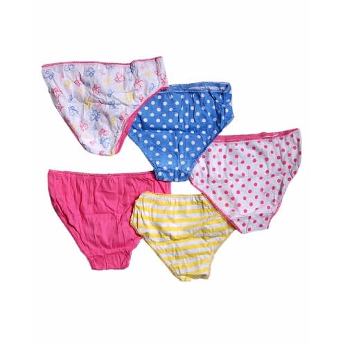 5-in-1 Girls Panties - Multicolour