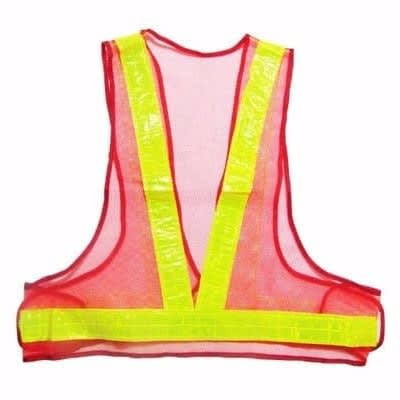 Reflective Safety Jacket - Orange Mesh