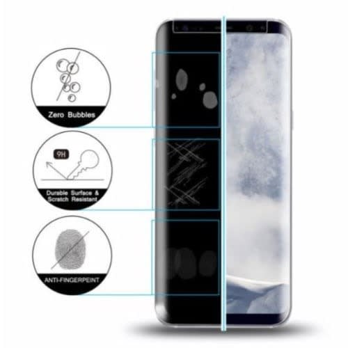 Privacy Screen Protector Anti-spy Anti-scratch Security Hd Tempered Glass For S8