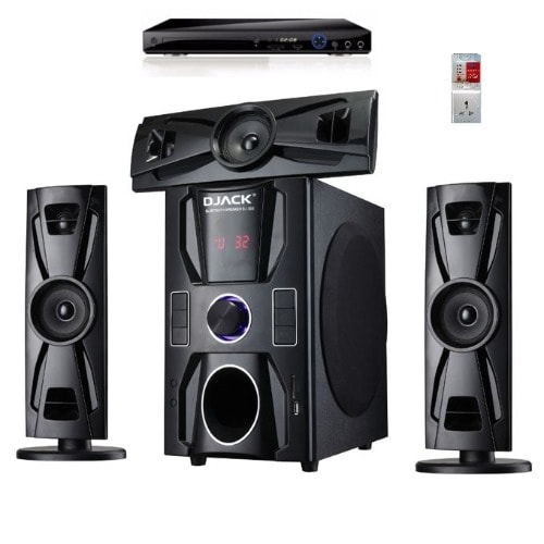 3.1ch Home Theatre Speaker Dj-303 + Free Lg Dvd + Free Surge