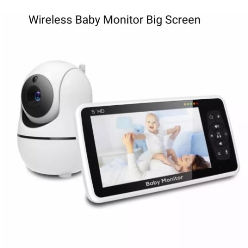 Baby Wireless Monitor Big Screen With Rechargeable Battery