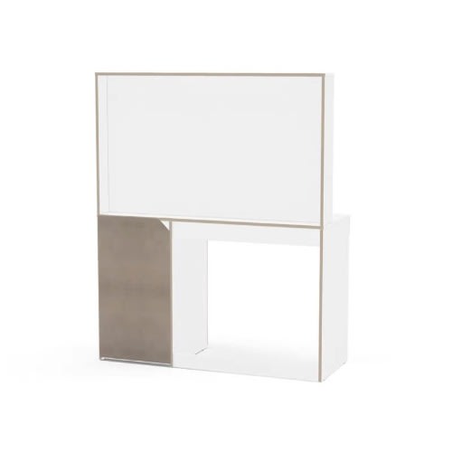 Birlea - Chloe 7 Drawer Dressing Table And Mirror - White