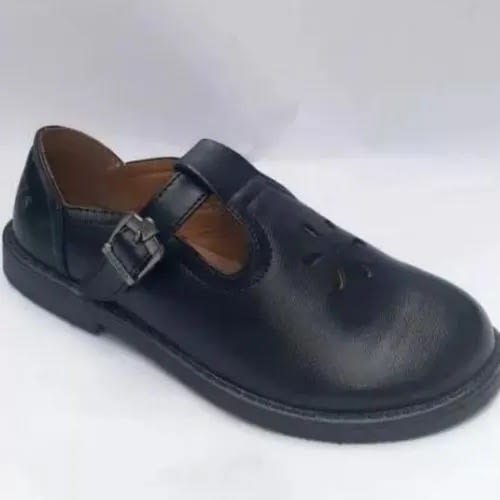 Back To School Cortina Children Shoes- Black