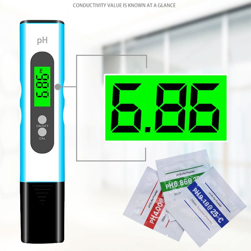 LCD Tester 0.0-14PH 0.01 Digital Pen Accuracy Meter PH Of
