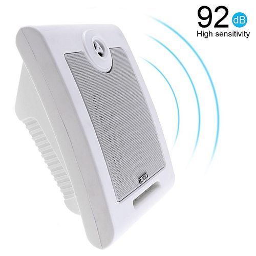 KD-702 10W Fashion Wall-mounted Ceiling Speaker Public Broadcast Speaker For Park / School / Shopping Mall / Railway Station HT-S