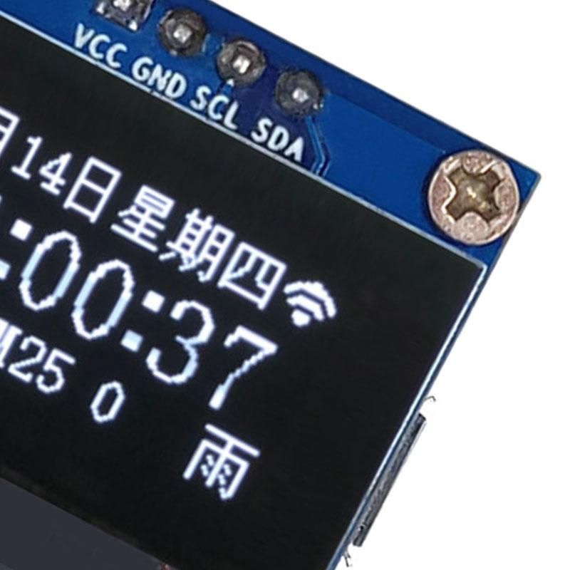 ESP8266 WiFi Clock Module 0.96 Inch OLED LCD Screen Display