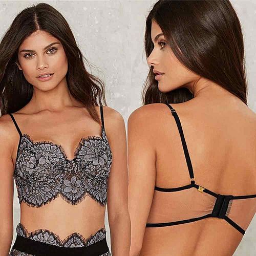 Sexy Women Transparent Camisole Vest Bandage Ultrathin Bra Crop Top