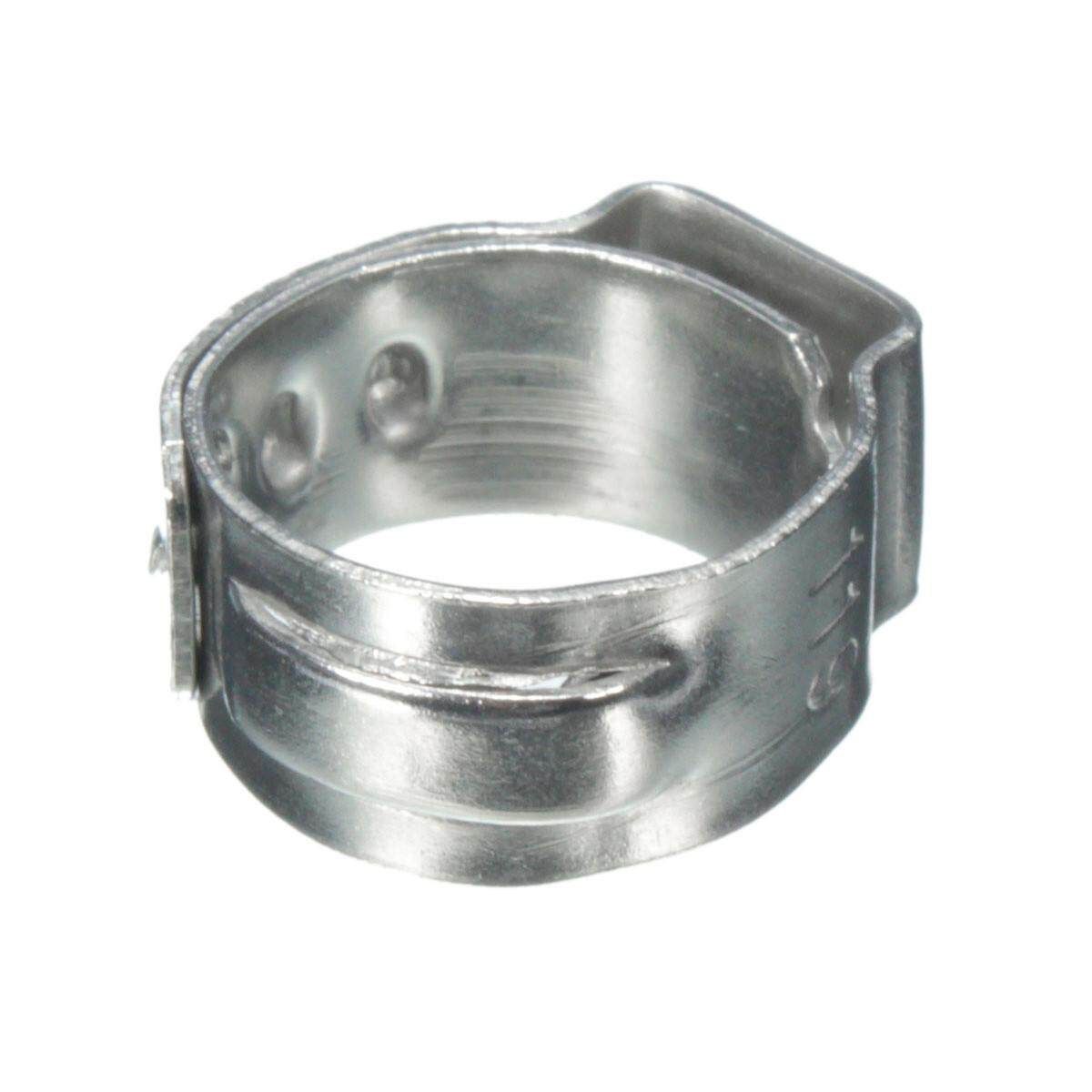 10pcs Stainless Steel Ear Clamp Clips Air Silicone Water Fuel Hose Pipe Jubilee