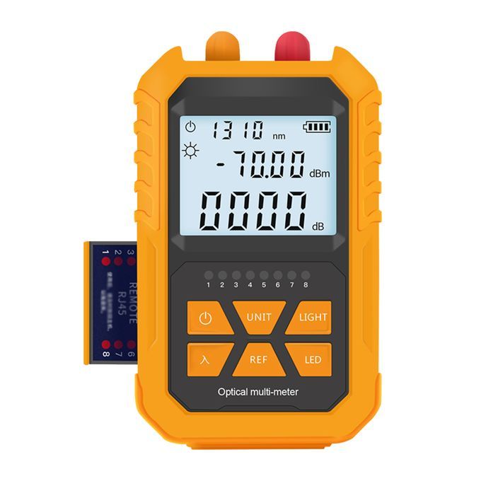 Handheld Optical Meter With 5km Red Light -70~+3dBm Mini