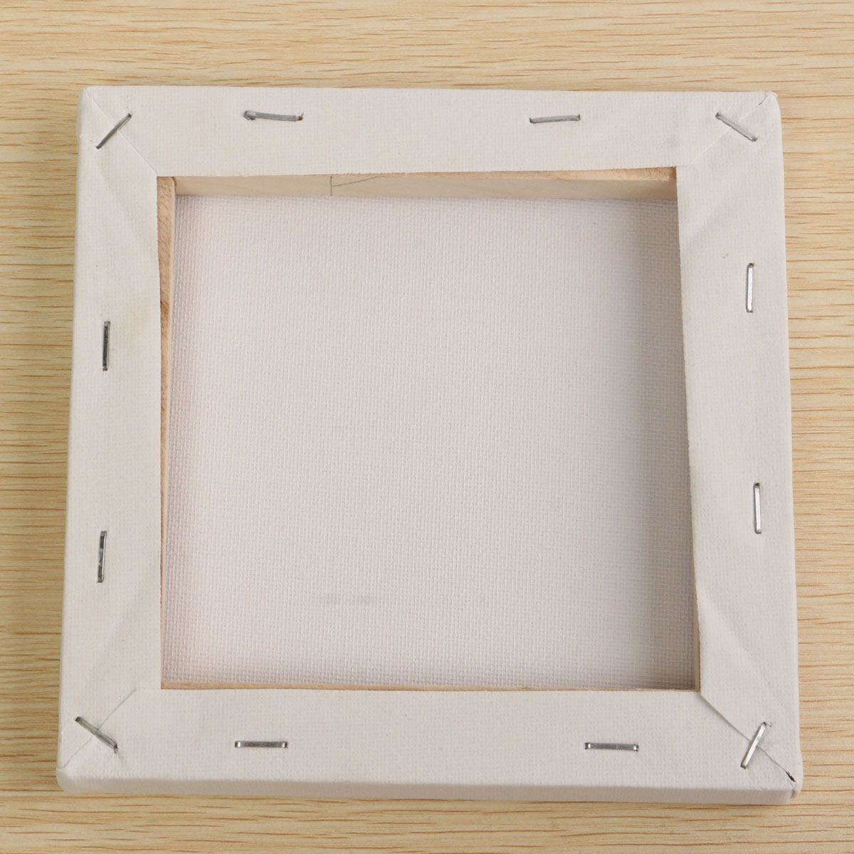 White Blank Square Canvas Board Wooden Frame For Art Artist Oil Acrylic 25x30cm 15x15cm