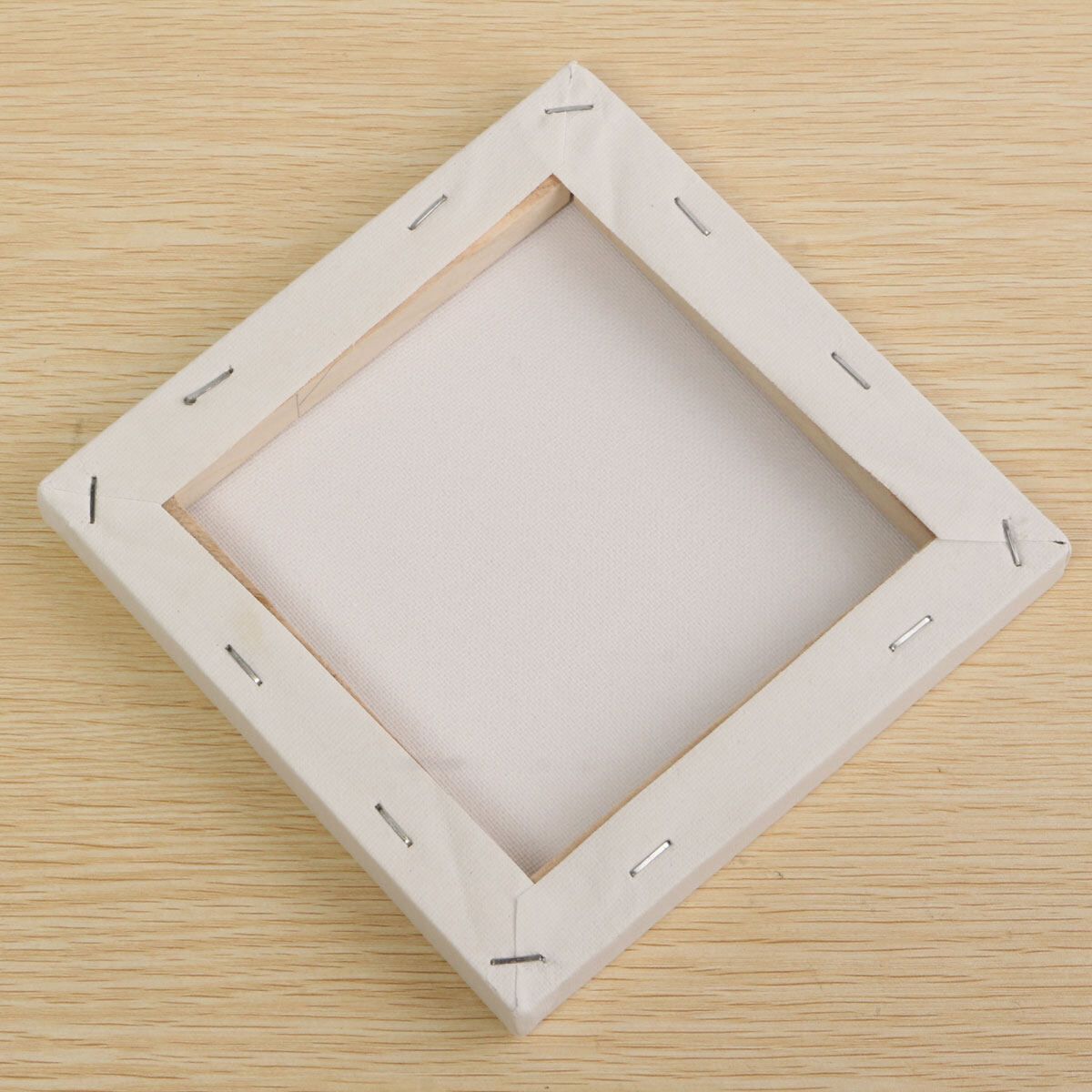 White Blank Square Canvas Board Wooden Frame For Art Artist Oil Acrylic 25x30cm 15x15cm