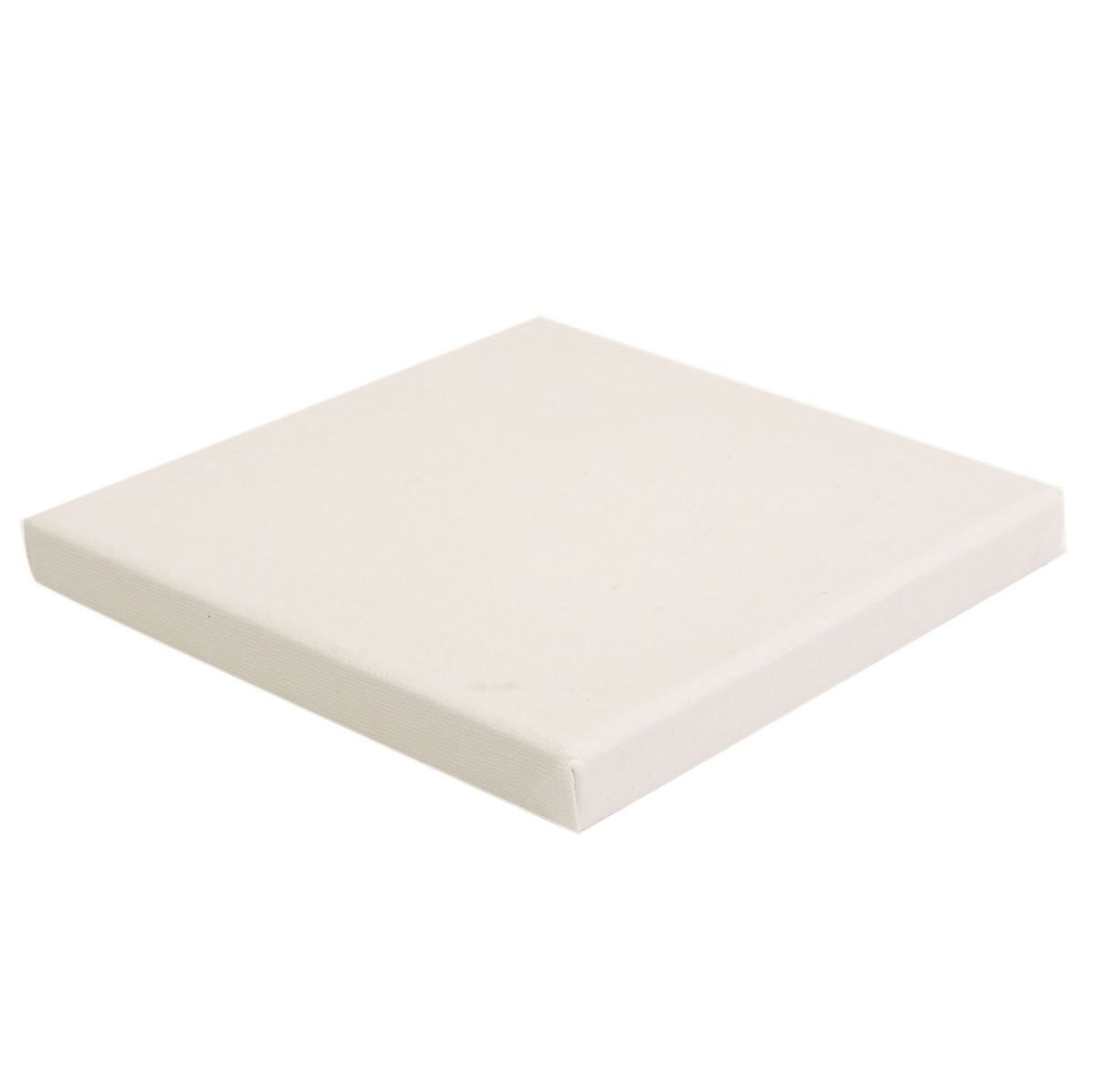 White Blank Square Canvas Board Wooden Frame For Art Artist Oil Acrylic 25x30cm 15x15cm
