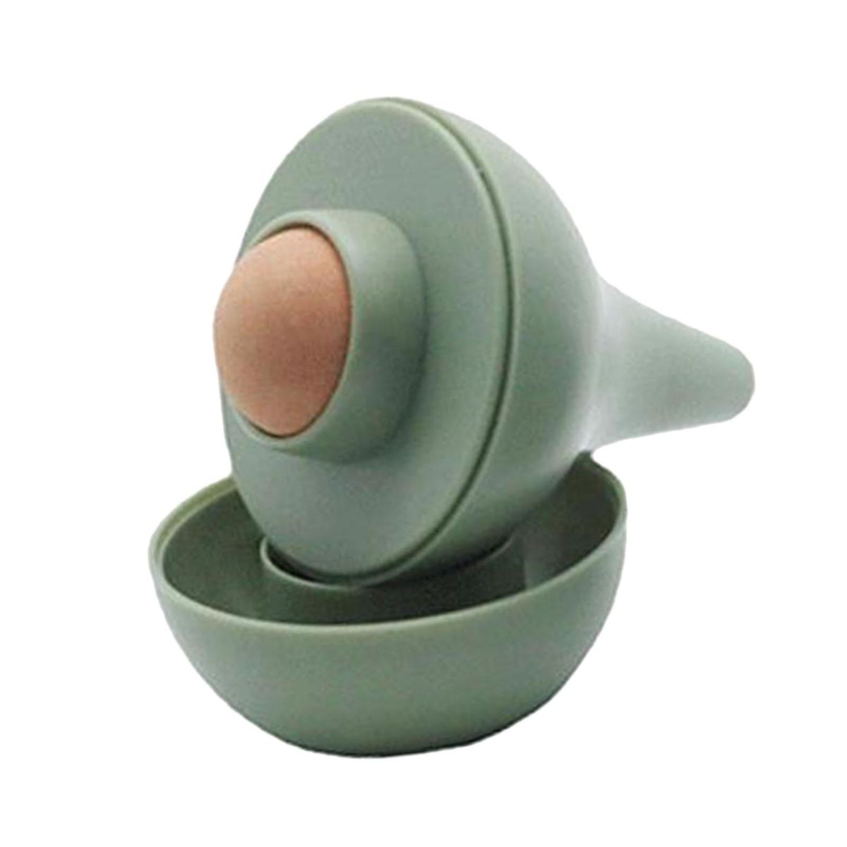 Oil Absorbing Volcanic Face Roller Beauty Tool For Facial Care Green