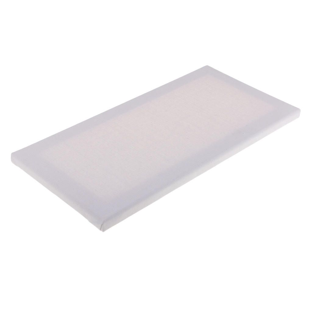 2Pcs 8\\\"\\\" Blank White Wooden Canvas Panel Boards