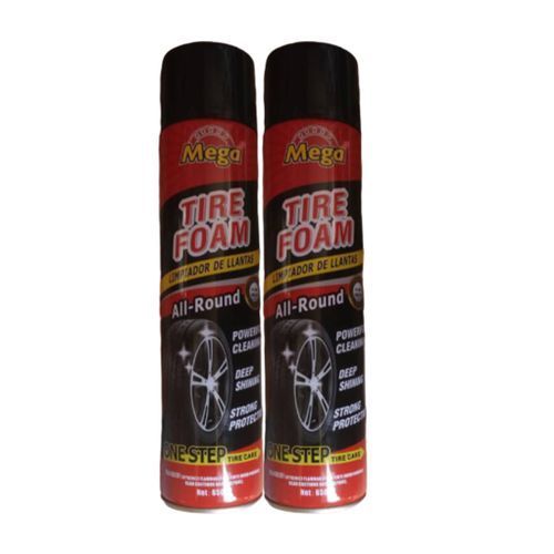 650ml Tyre Foam Cleaner Car Tyre Shine Tyre Foam Spray