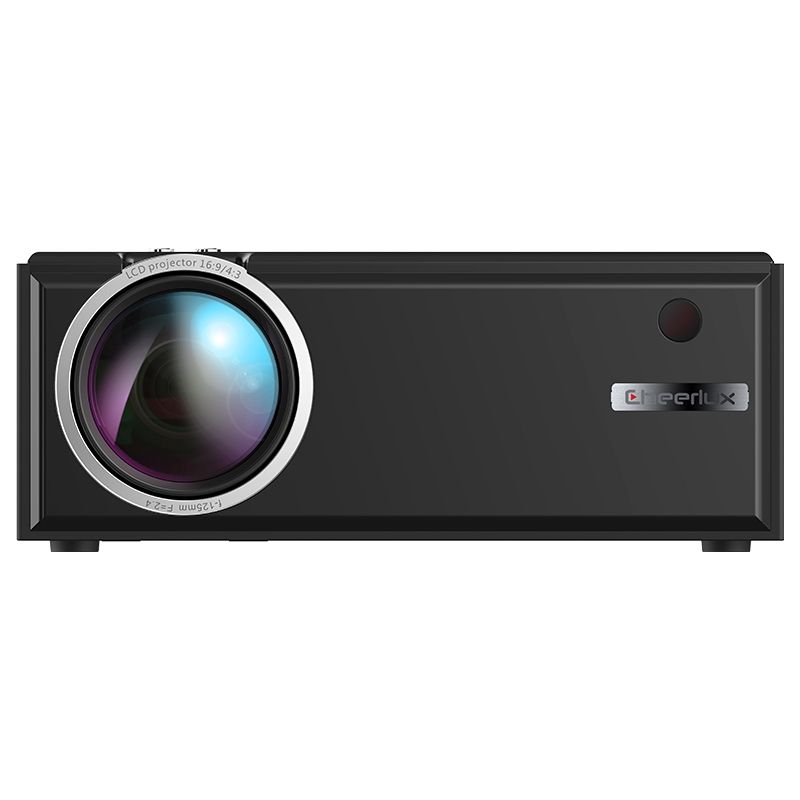 Cheerlux C8 1800 Lumens 1280x800 720P 1080P HD WiFi Smart Projector, Support HDMI / USB / VGA / AV(Black)