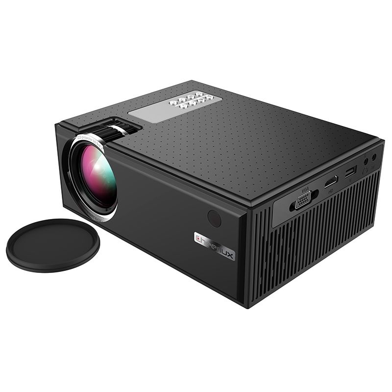 Cheerlux C8 1800 Lumens 1280x800 720P 1080P HD WiFi Smart Projector, Support HDMI / USB / VGA / AV(Black)