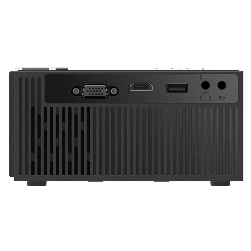 Cheerlux C8 1800 Lumens 1280x800 720P 1080P HD WiFi Smart Projector, Support HDMI / USB / VGA / AV(Black)