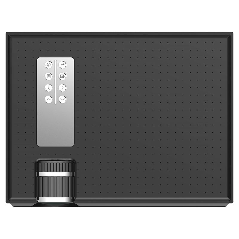 Cheerlux C8 1800 Lumens 1280x800 720P 1080P HD WiFi Smart Projector, Support HDMI / USB / VGA / AV(Black)
