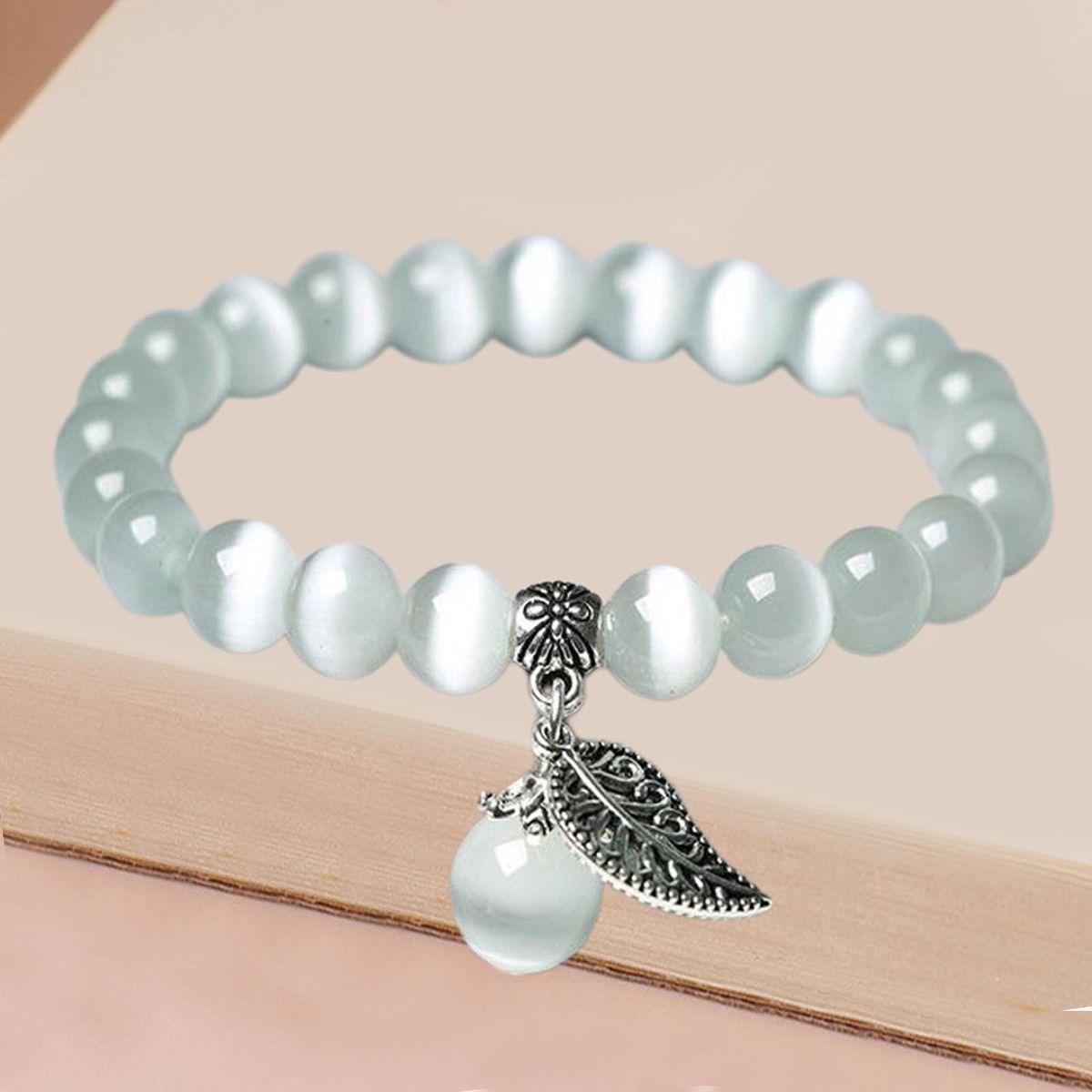 Wrist Bracelet Female Beaded Bracelet White