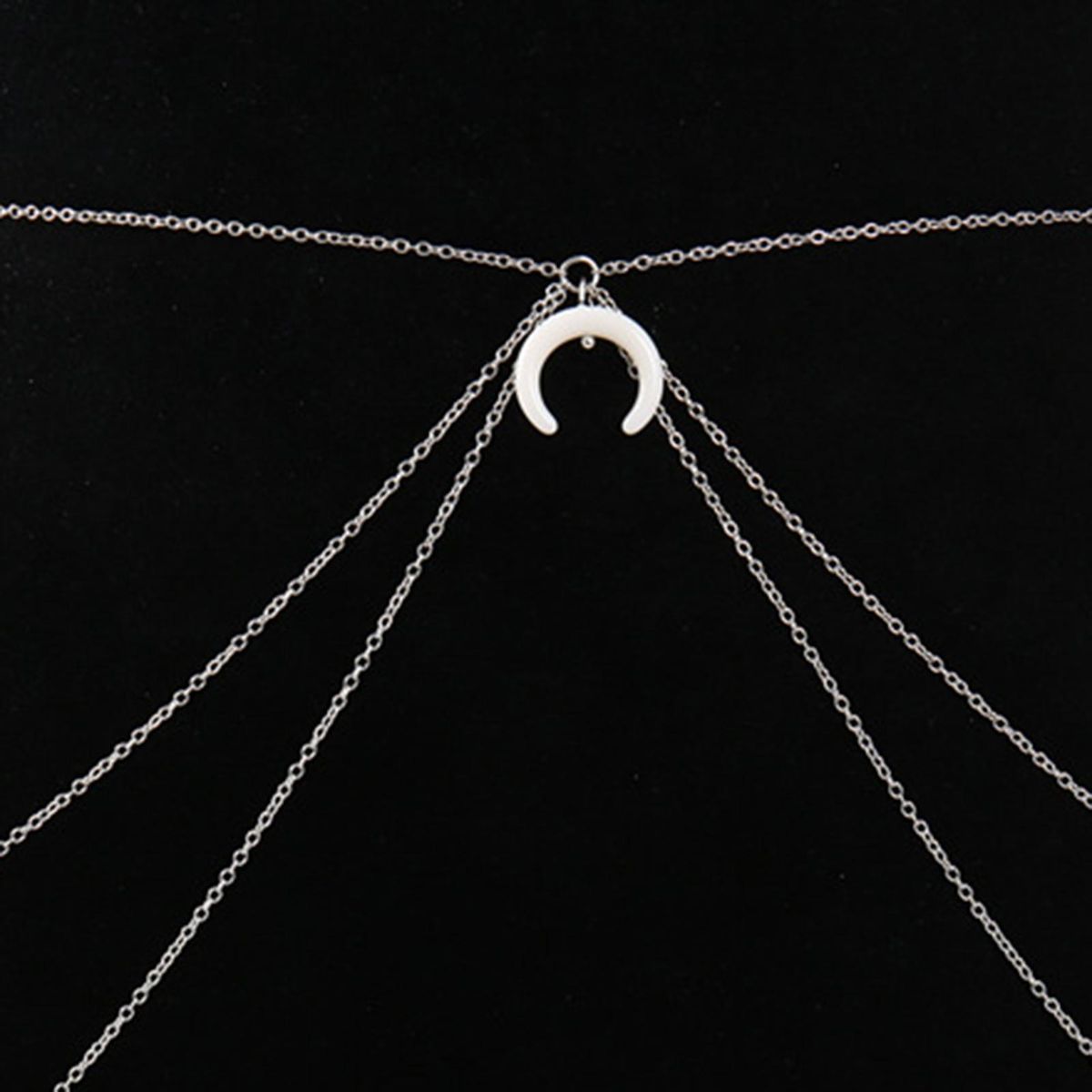 Waist Chain Female Trendy Body Waist Chain Silver