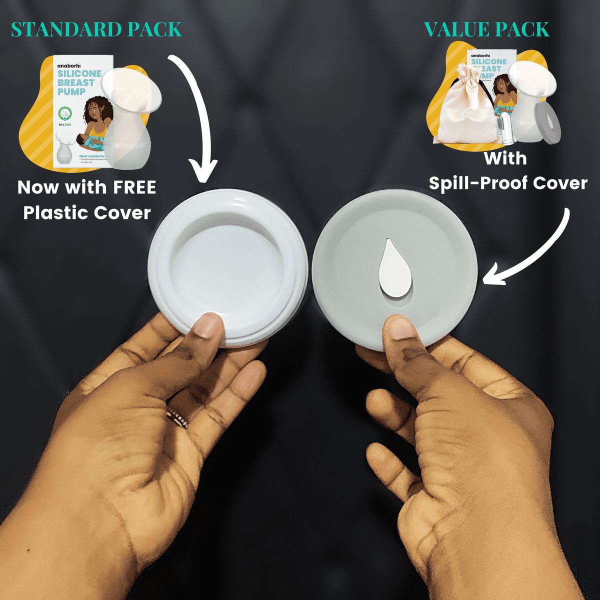 Silicone Breast Pump - Manual - Hands Free - Affordable-Best