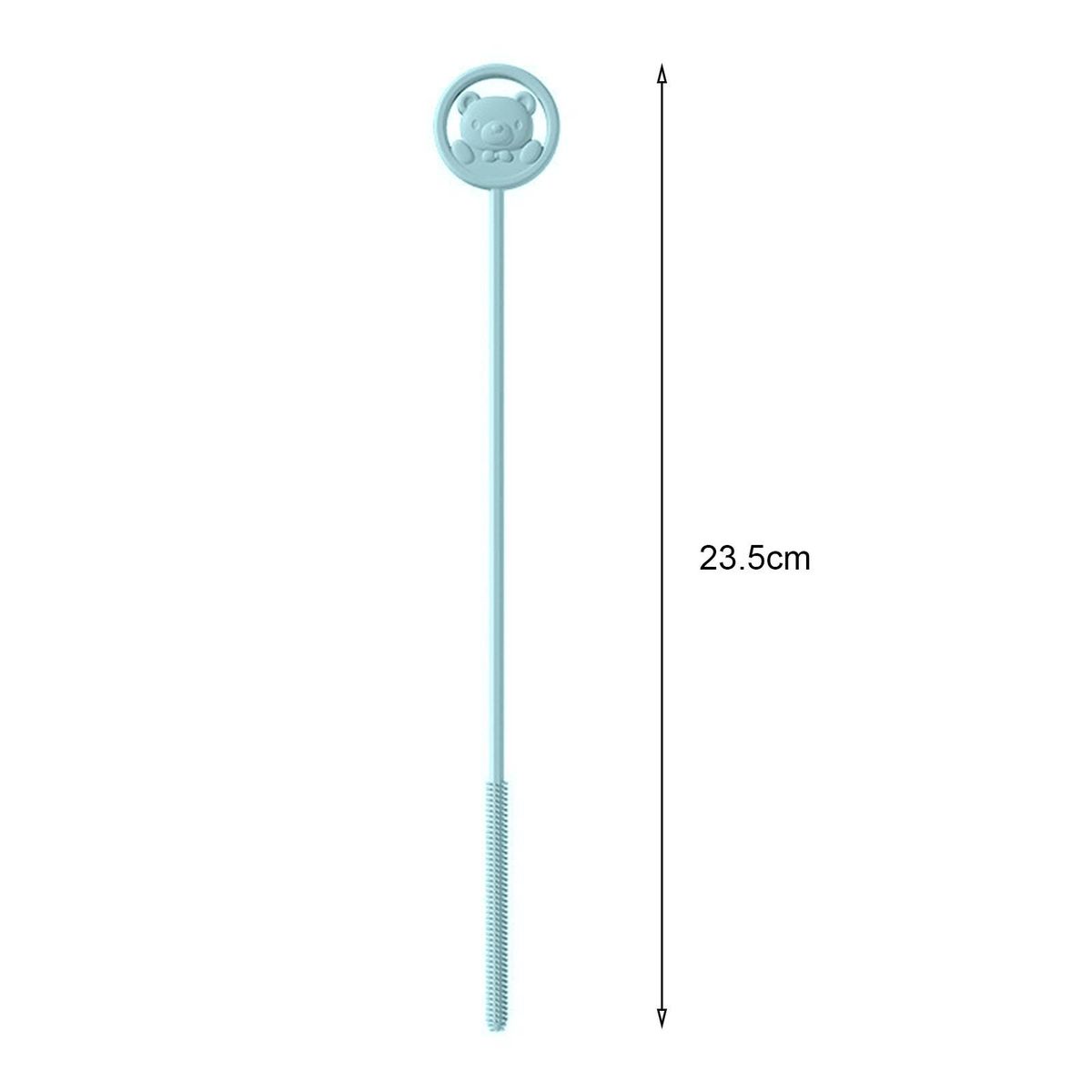Extra Long Pipe Cleaner Sips 3-pack Reusable Straw amp Lid Brushes Pink Blue