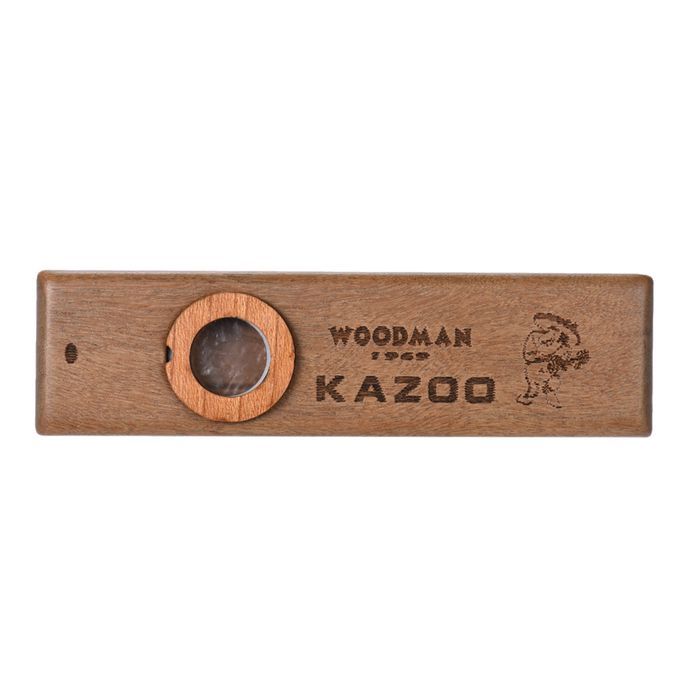 Wooden Kazoo Musical Instrument Ukulele Guitar Partner Wood