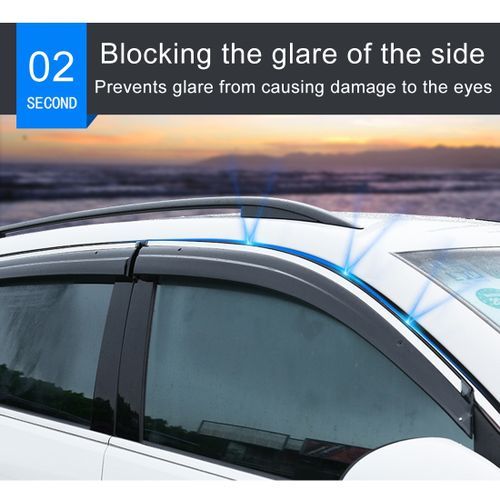 FASCINATING LEXUS 300 RAIN/SUN SHADE VISOR-black