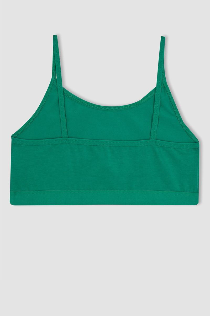 2 Piece Girl Casual Regular Fit Bra - Green