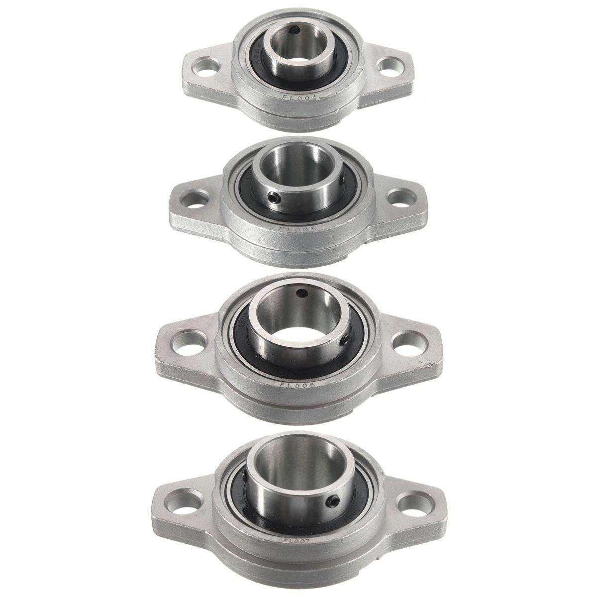 10/12/15/20mm Aluminium Alloy Flanged Pillow Block Self Aligning Ball Bearings