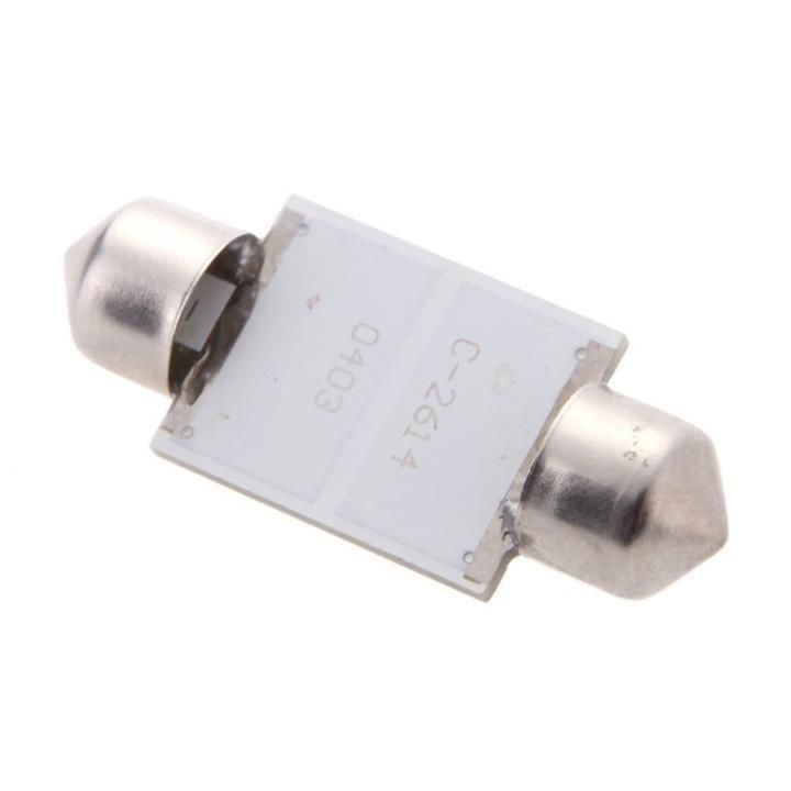 3W COB LED Car Interior Ceiling Light lamp  36mm White