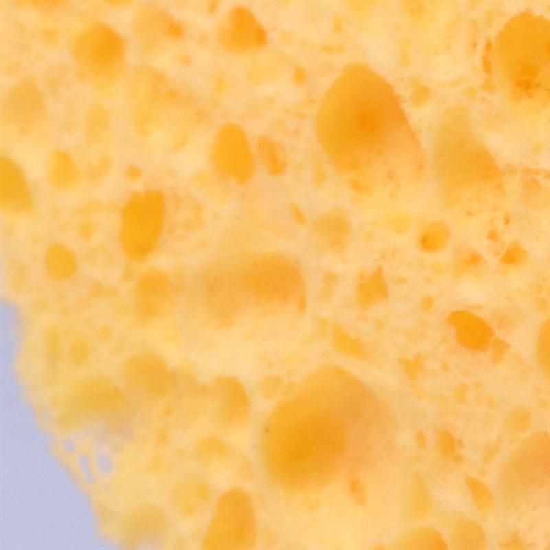 50pcs Natural Wood Pulp Facial Washing Sponges Cellulose Compress Cosmetic Puff Face Care Cleansing Makeup Remover Tools 70&times;8mm Yellow