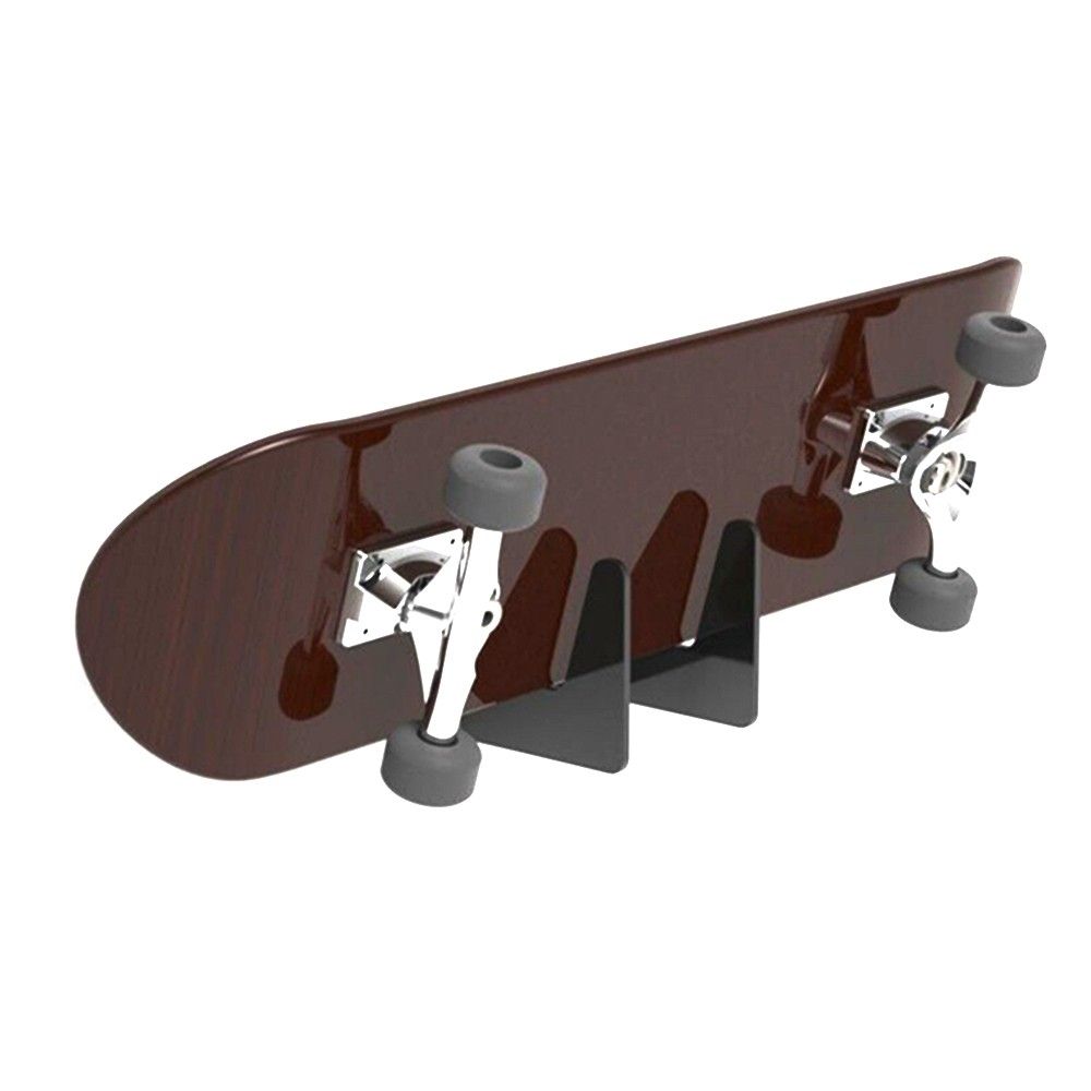 U-Shape Two Tooth Hook Wall-Mounted Skateboard Ledge