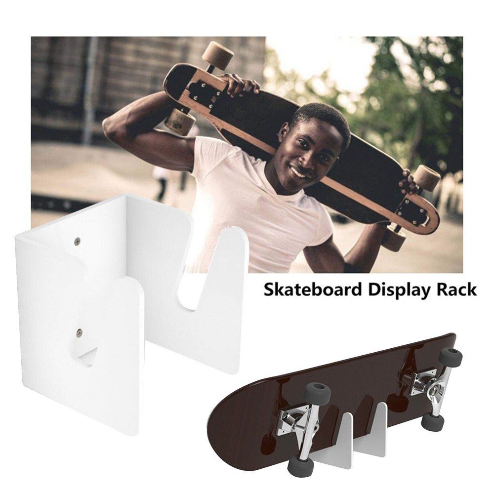 U-Shape Two Tooth Hook Wall-Mounted Skateboard Ledge