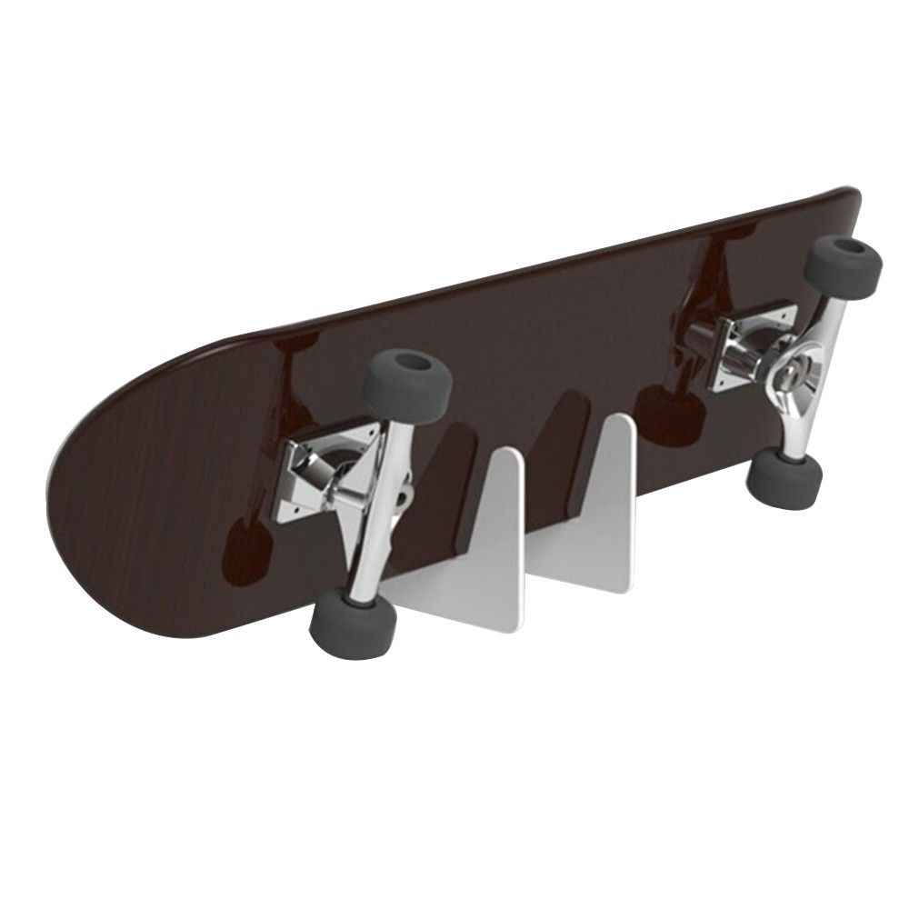 U-Shape Two Tooth Hook Wall-Mounted Skateboard Ledge