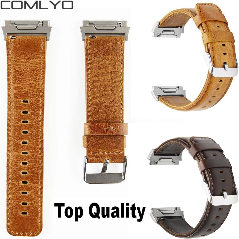 Top Quality Watch Band Strap For Fitbit Ionic Smartwatch Replacement Wristband Leather Genuine Watchband For Fitbit Ionic Strap