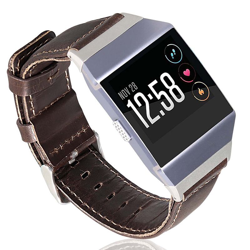 Top Quality Watch Band Strap For Fitbit Ionic Smartwatch Replacement Wristband Leather Genuine Watchband For Fitbit Ionic Strap